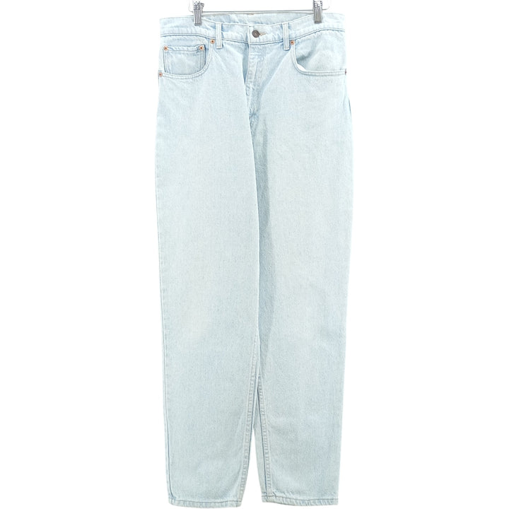 Vintage 1990'S Levi's 550-4803 Tapered Denim Pants, Made in USA, Men's Size 32 cotton blue type Vintage Second Hand
