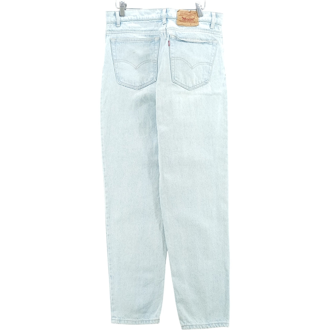 Vintage 1990'S Levi's 550-4803 Tapered Denim Pants, Made in USA, Men's Size 32 cotton blue type Vintage Second Hand