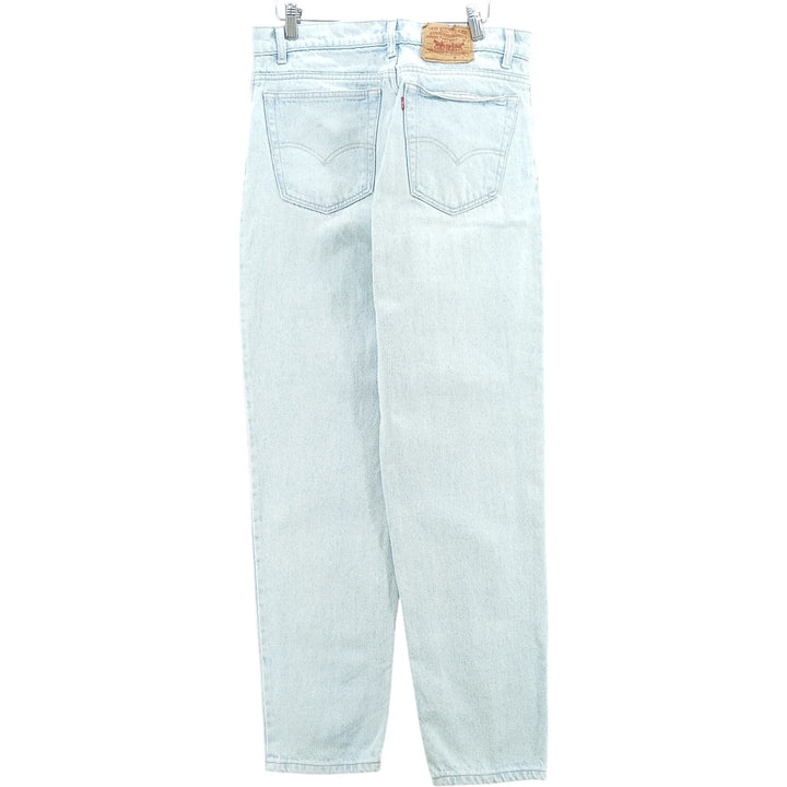 Vintage 1990'S Levi's 550-4803 Tapered Denim Pants, Made in USA, Men's Size 32 cotton blue type Vintage Second Hand