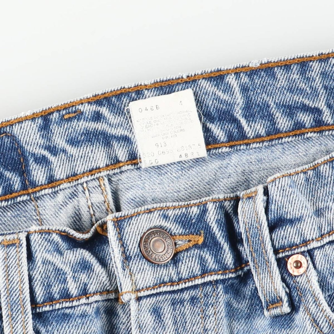 90'S Levi's 550 Relaxed Fit Tapered Leg Tapered Denim Pants Made in USA Men's W32 Vintage cotton blue type Vintage Second Hand