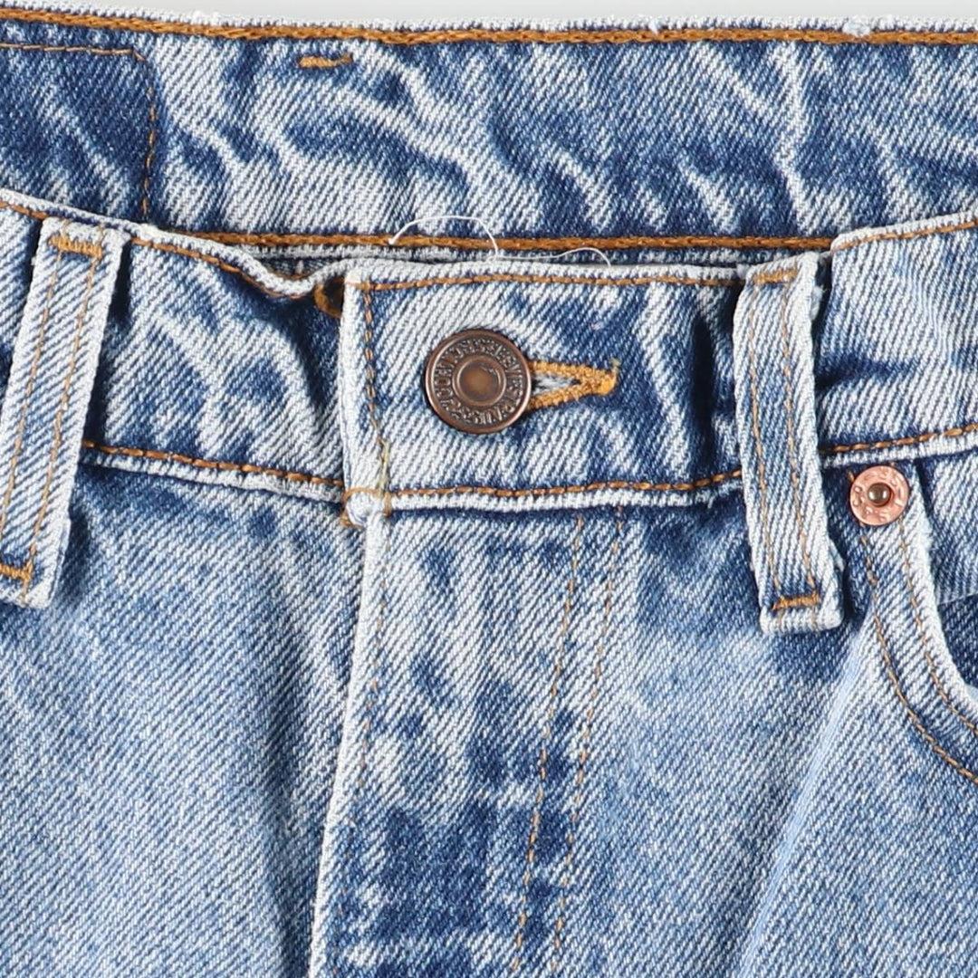 90'S Levi's 550 Relaxed Fit Tapered Leg Tapered Denim Pants Made in USA Men's W32 Vintage cotton blue type Vintage Second Hand