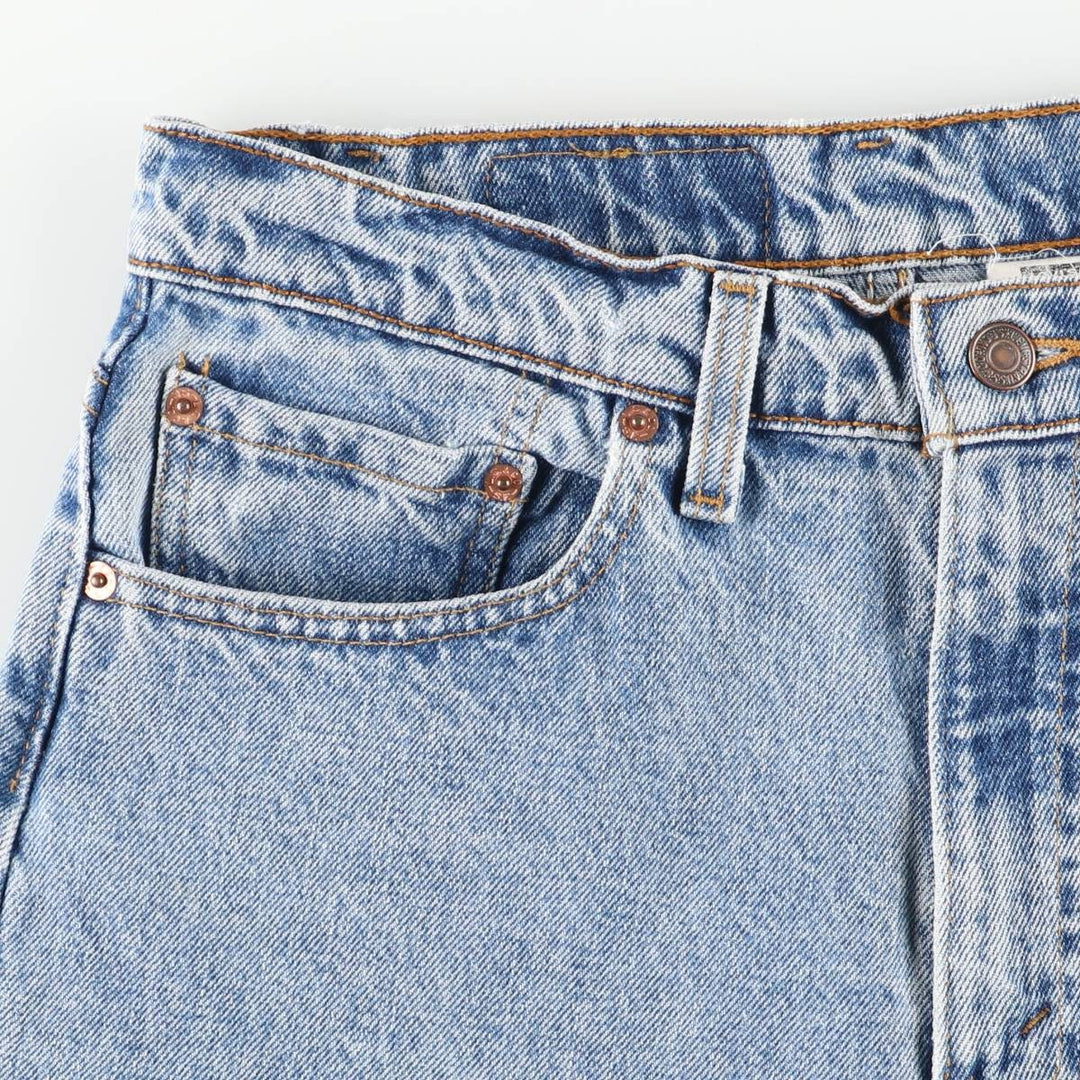 90'S Levi's 550 Relaxed Fit Tapered Leg Tapered Denim Pants Made in USA Men's W32 Vintage cotton blue type Vintage Second Hand