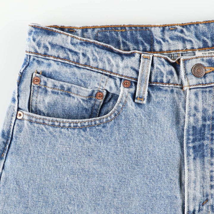 90'S Levi's 550 Relaxed Fit Tapered Leg Tapered Denim Pants Made in USA Men's W32 Vintage cotton blue type Vintage Second Hand