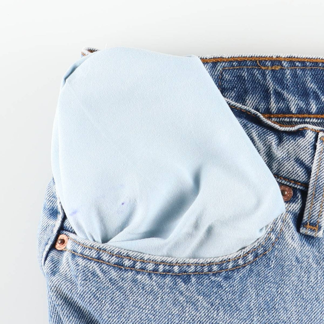 90'S Levi's 550 Relaxed Fit Tapered Leg Tapered Denim Pants Made in USA Men's W32 Vintage cotton blue type Vintage Second Hand