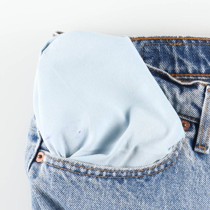 90'S Levi's 550 Relaxed Fit Tapered Leg Tapered Denim Pants Made in USA Men's W32 Vintage cotton blue type Vintage Second Hand