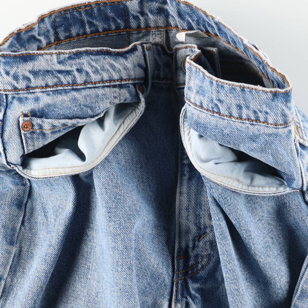 90'S Levi's 550 Relaxed Fit Tapered Leg Tapered Denim Pants Made in USA Men's W32 Vintage cotton blue type Vintage Second Hand