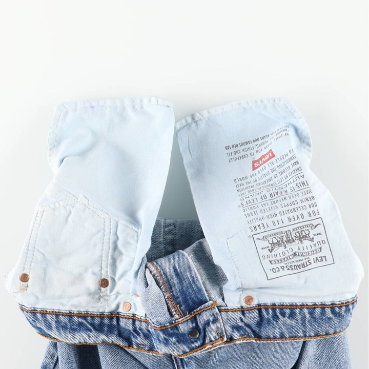 90'S Levi's 550 Relaxed Fit Tapered Leg Tapered Denim Pants Made in USA Men's W32 Vintage cotton blue type Vintage Second Hand