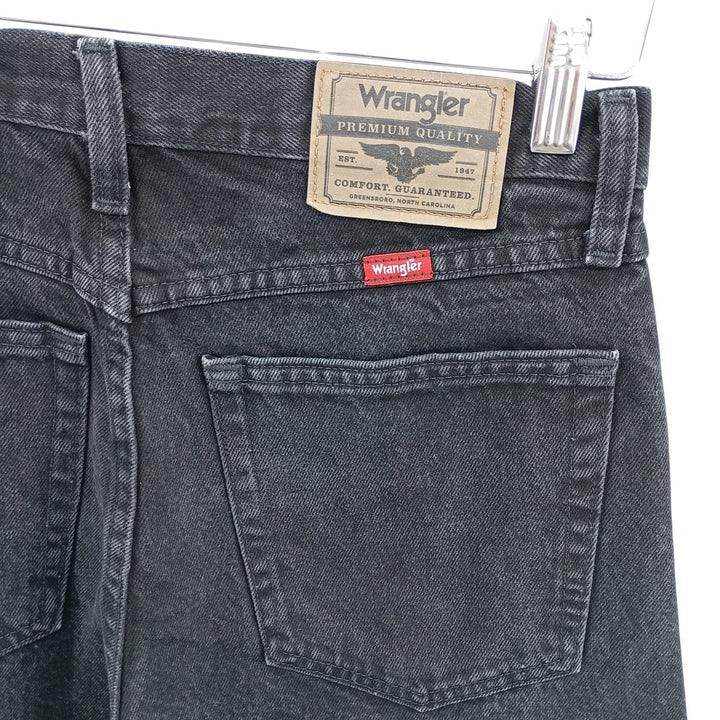00'S Wrangler Black Denim Straight Denim Pants Men's W32 cotton black type Vintage Second Hand