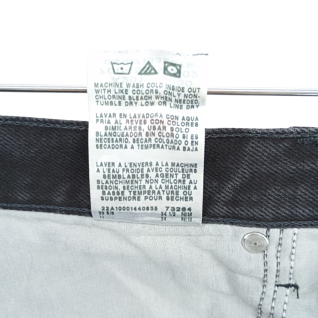 00'S Wrangler Black Denim Straight Denim Pants Men's W32 cotton black type Vintage Second Hand