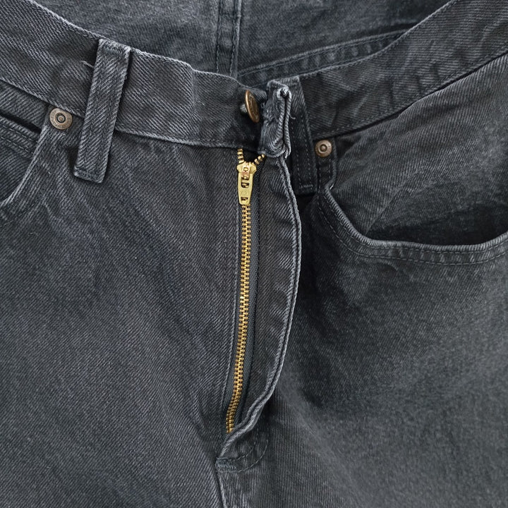 00'S Wrangler Black Denim Straight Denim Pants Men's W32 cotton black type Vintage Second Hand
