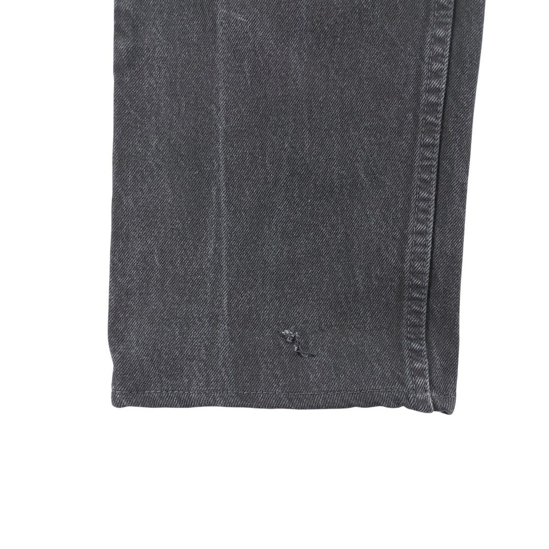 00'S Wrangler Black Denim Straight Denim Pants Men's W32 cotton black type Vintage Second Hand