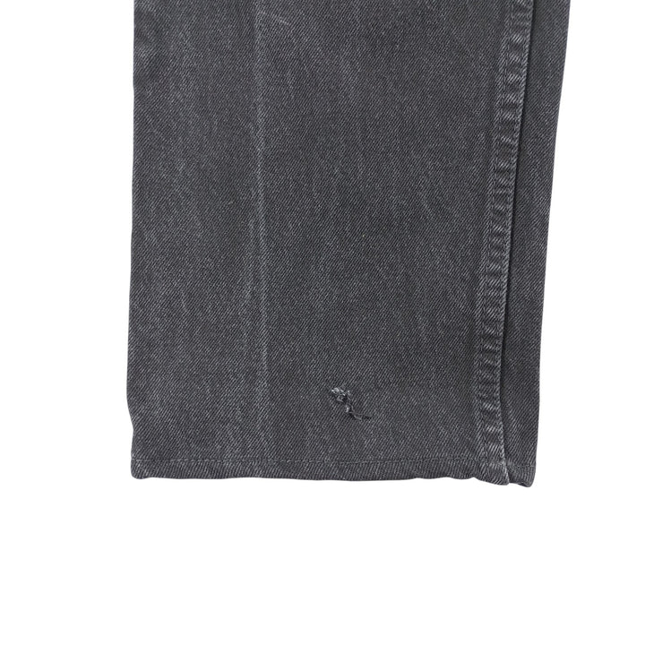 00'S Wrangler Black Denim Straight Denim Pants Men's W32 cotton black type Vintage Second Hand