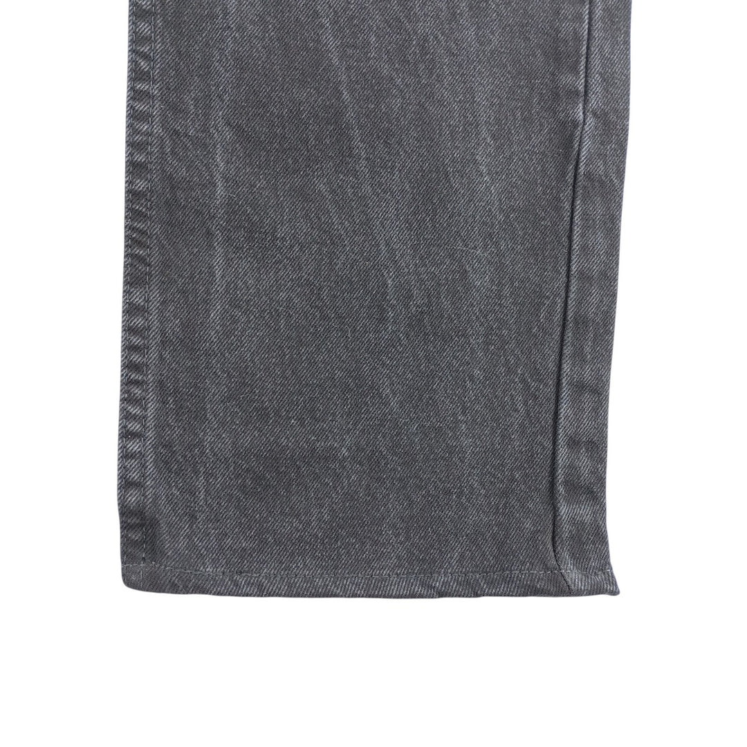 00'S Wrangler Black Denim Straight Denim Pants Men's W32 cotton black type Vintage Second Hand