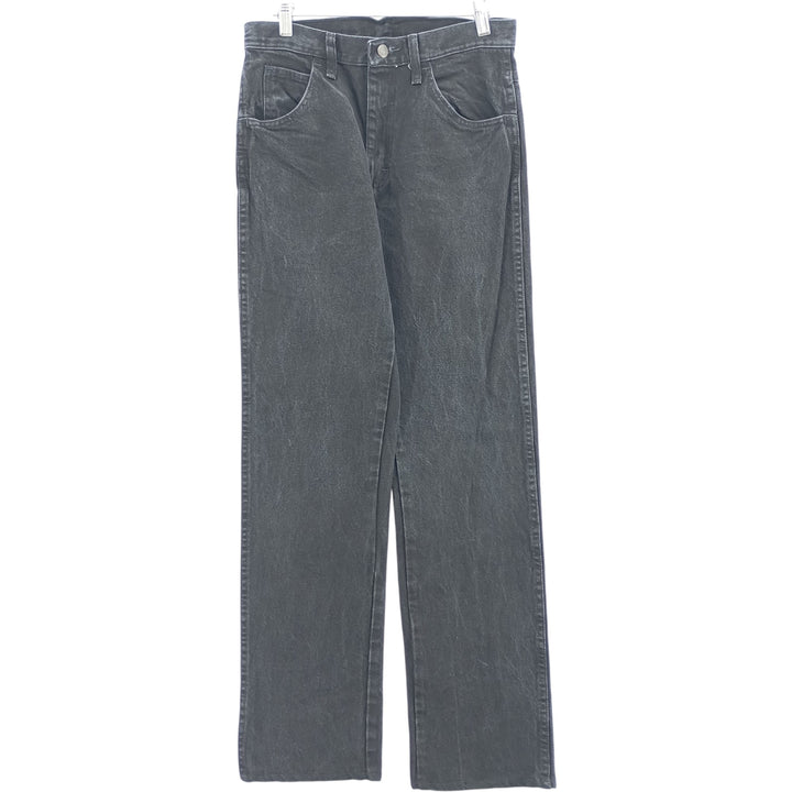 Rustler Black Denim Straight Denim Pants for Men, W30 equivalent cotton black type Vintage Second Hand