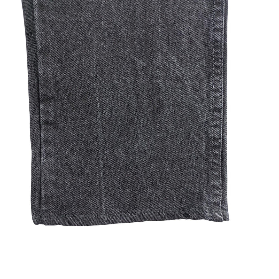 Rustler Black Denim Straight Denim Pants for Men, W30 equivalent cotton black type Vintage Second Hand