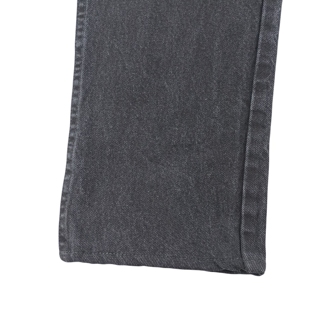 Rustler Black Denim Straight Denim Pants for Men, W30 equivalent cotton black type Vintage Second Hand