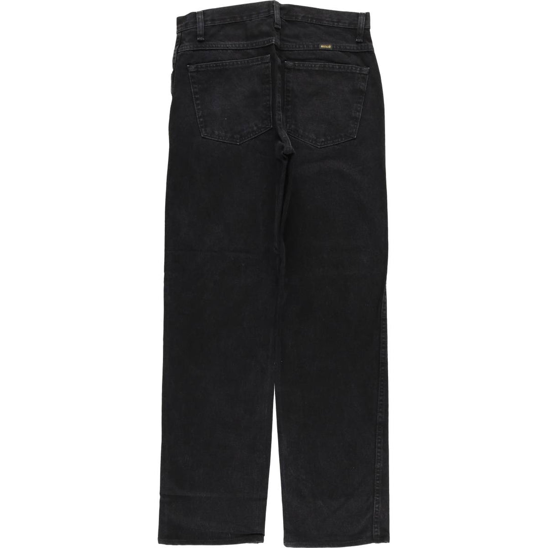 RUSTLER Black Denim Tapered Denim Pants, Men's Size W32 cotton black type Vintage Second Hand
