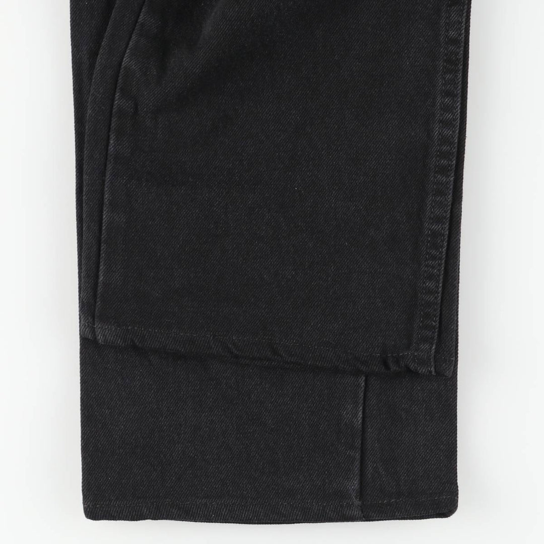 RUSTLER Black Denim Tapered Denim Pants, Men's Size W32 cotton black type Vintage Second Hand