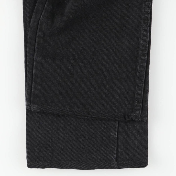 RUSTLER Black Denim Tapered Denim Pants, Men's Size W32 cotton black type Vintage Second Hand