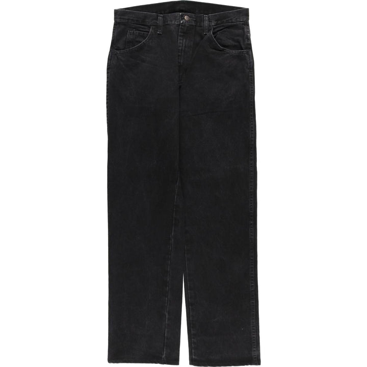 RUSTLER Black Denim Tapered Denim Pants, Men's Size W32 cotton black type Vintage Second Hand
