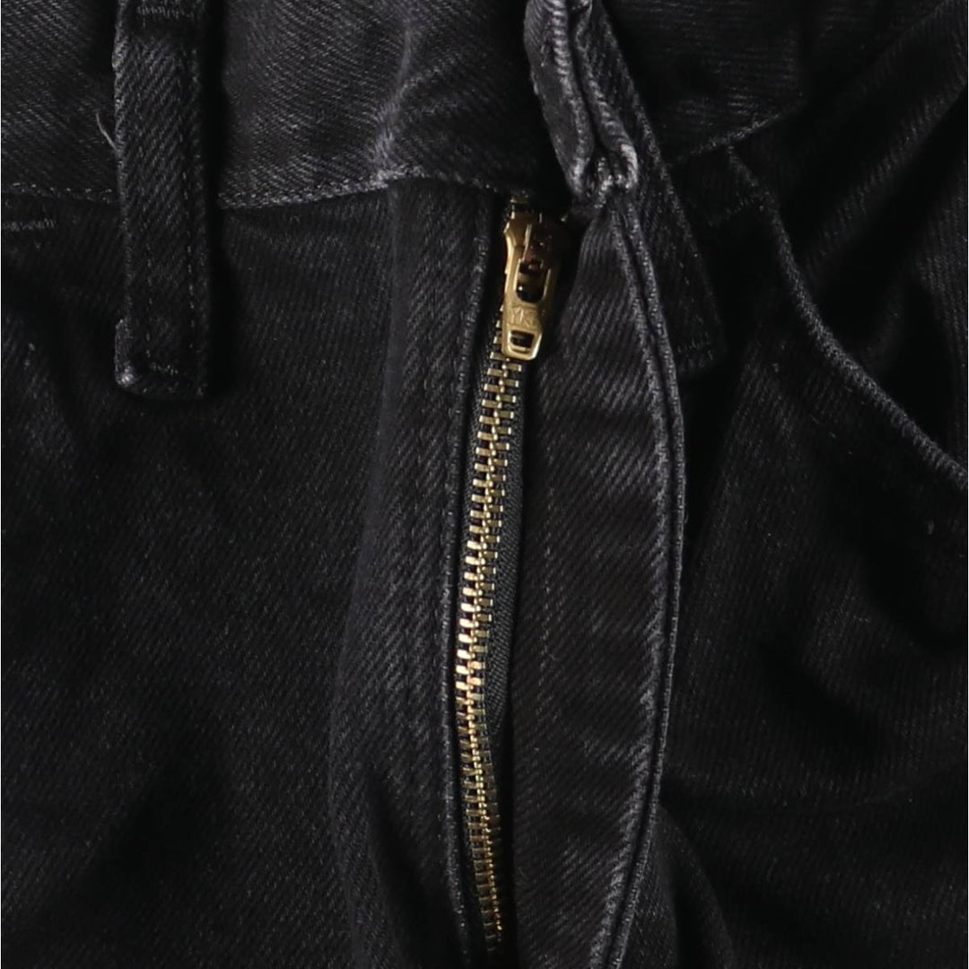 RUSTLER Black Denim Tapered Denim Pants, Men's Size W32 cotton black type Vintage Second Hand