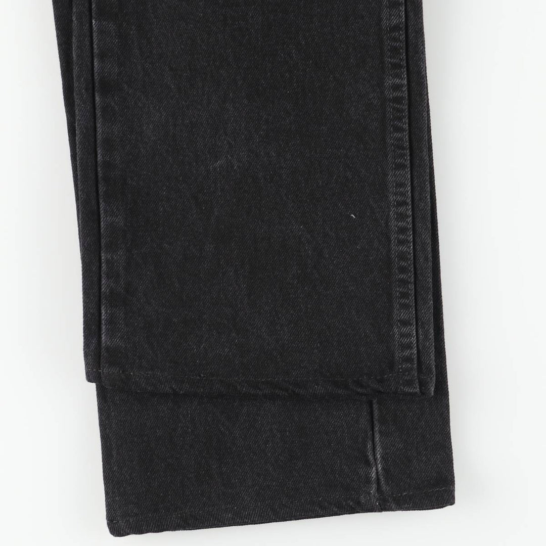 RUSTLER Black Denim Tapered Denim Pants, Men's Size W32 cotton black type Vintage Second Hand