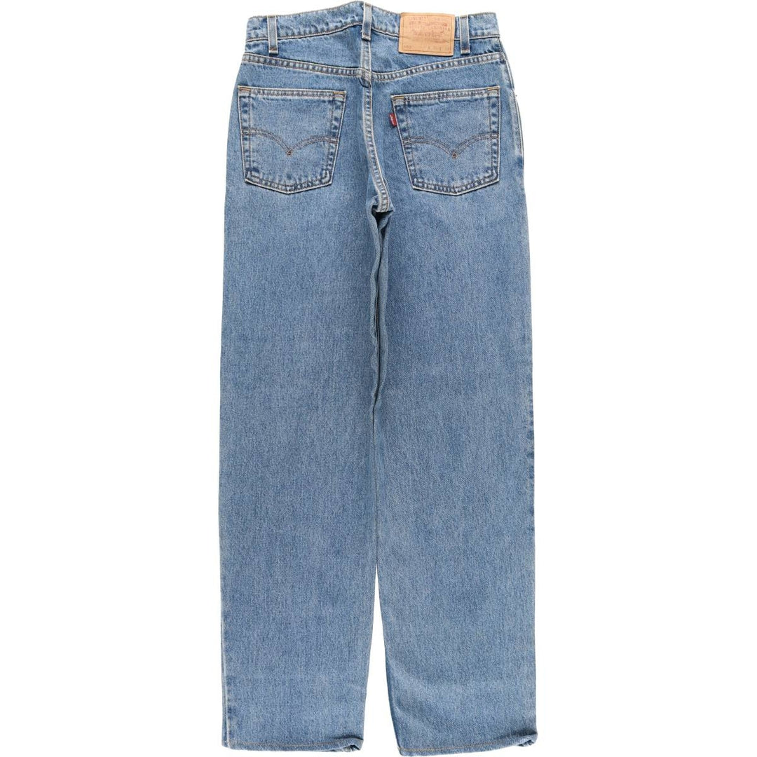 90'S Levi's 550-4861 Relaxed Fit Tapered Denim Pants, Made in USA, Men's, Size W30, Vintage cotton blue type Vintage Second Hand