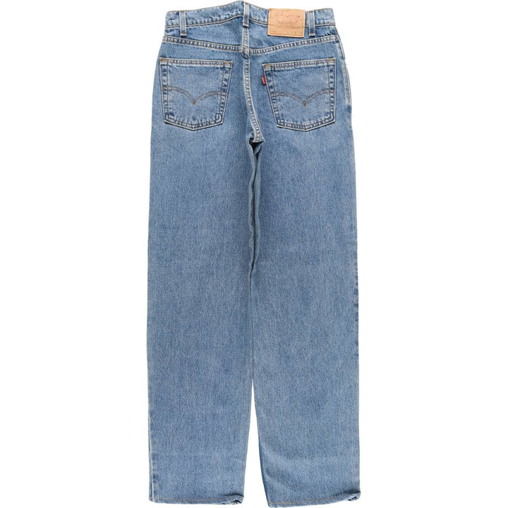 90'S Levi's 550-4861 Relaxed Fit Tapered Denim Pants, Made in USA, Men's, Size W30, Vintage cotton blue type Vintage Second Hand