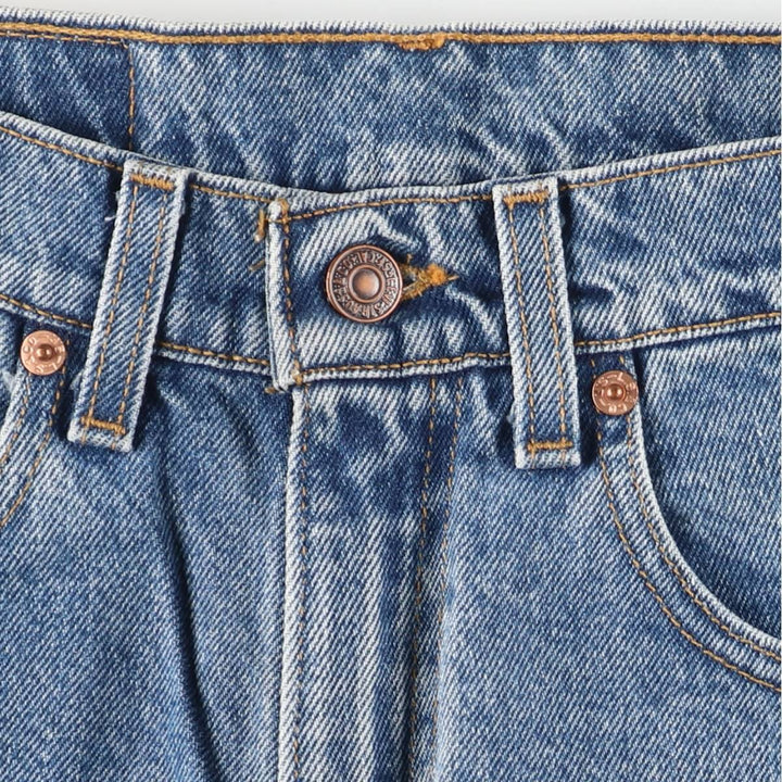 90'S Levi's 550-4861 Relaxed Fit Tapered Denim Pants, Made in USA, Men's, Size W30, Vintage cotton blue type Vintage Second Hand