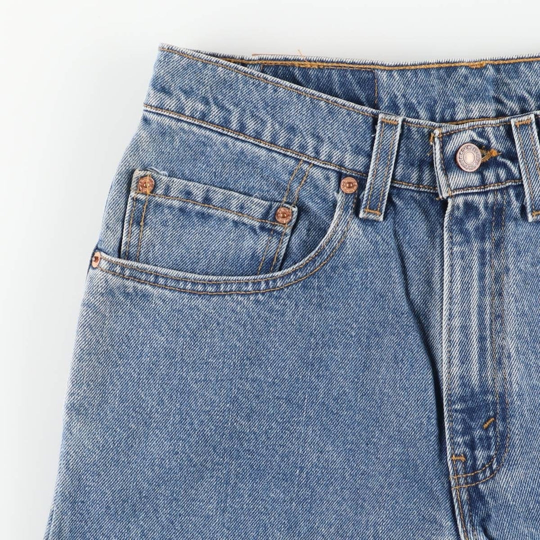 90'S Levi's 550-4861 Relaxed Fit Tapered Denim Pants, Made in USA, Men's, Size W30, Vintage cotton blue type Vintage Second Hand