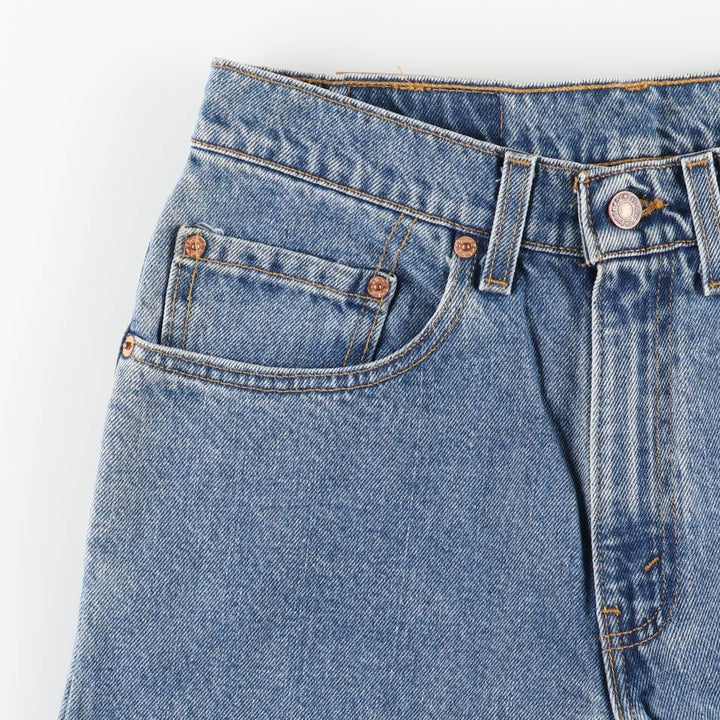 90'S Levi's 550-4861 Relaxed Fit Tapered Denim Pants, Made in USA, Men's, Size W30, Vintage cotton blue type Vintage Second Hand