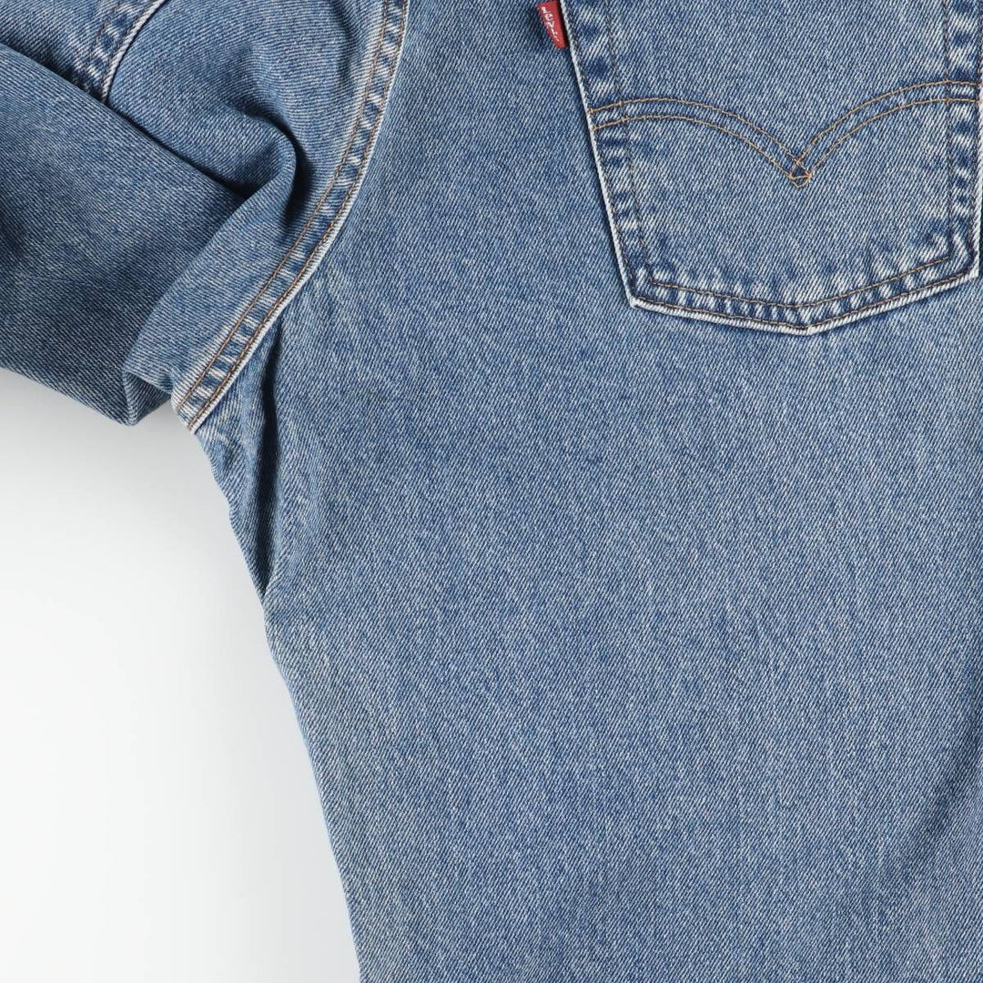 90'S Levi's 550-4861 Relaxed Fit Tapered Denim Pants, Made in USA, Men's, Size W30, Vintage cotton blue type Vintage Second Hand