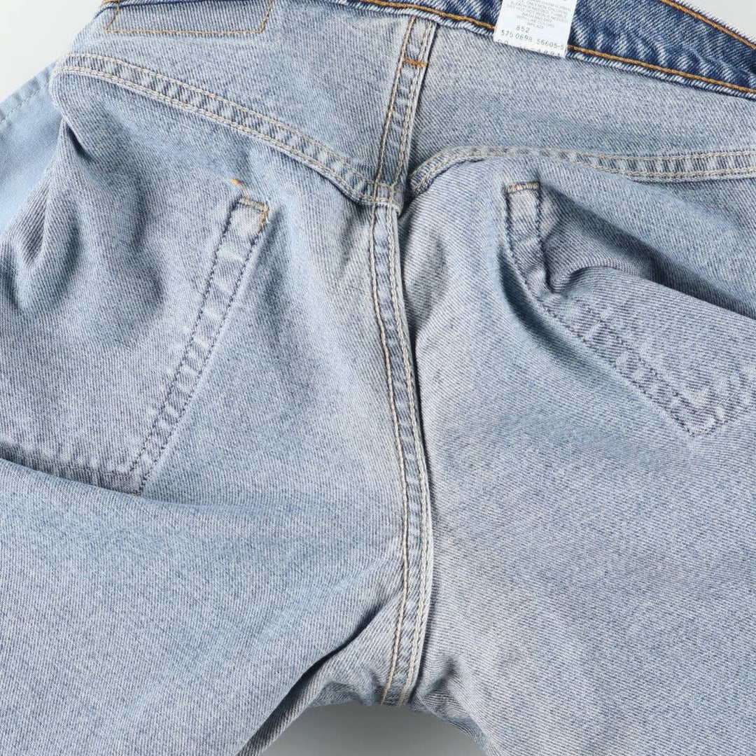 90'S Levi's 550-4861 Relaxed Fit Tapered Denim Pants, Made in USA, Men's, Size W30, Vintage cotton blue type Vintage Second Hand