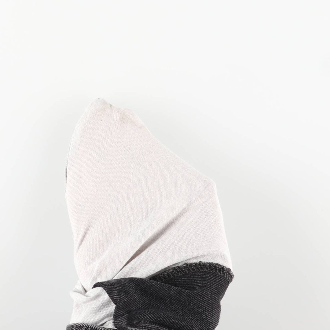 Levi's 505 Black Denim Tapered Denim Pants, Women's Size L (W28) cotton black type Vintage Second Hand