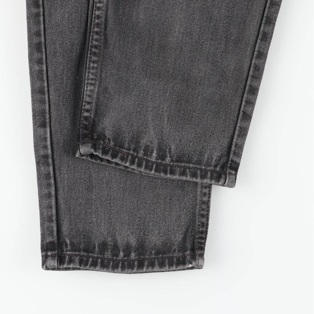2000'S Levi's 00560-0260 Loose Fit Tapered Leg Black Denim Pants, Men's Size W30 cotton black type Vintage Second Hand