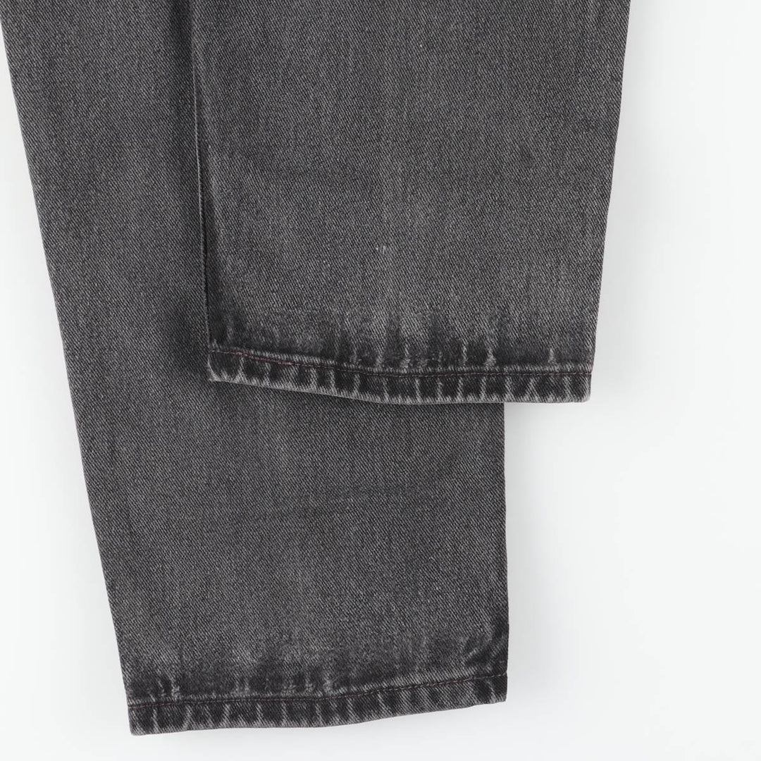 2000'S Levi's 00560-0260 Loose Fit Tapered Leg Black Denim Pants, Men's Size W30 cotton black type Vintage Second Hand