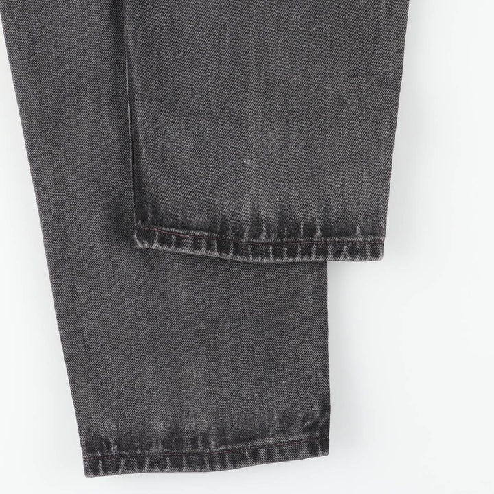 2000'S Levi's 00560-0260 Loose Fit Tapered Leg Black Denim Pants, Men's Size W30 cotton black type Vintage Second Hand