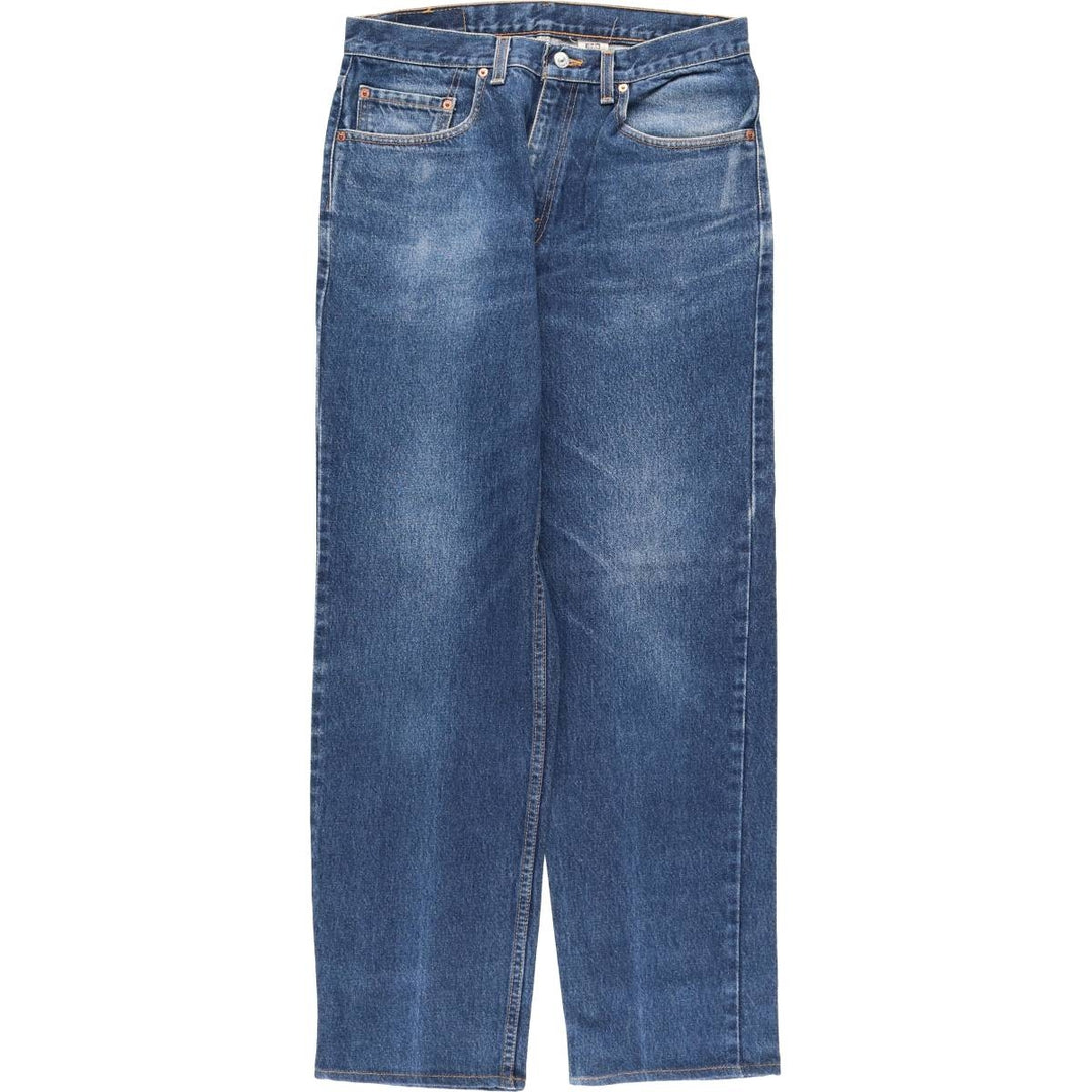 2000'S Levi's 00550-0216 Relaxed Fit Tapered Denim Pants, Made in USA, Men's Size W33 cotton navy blue type Vintage Second Hand