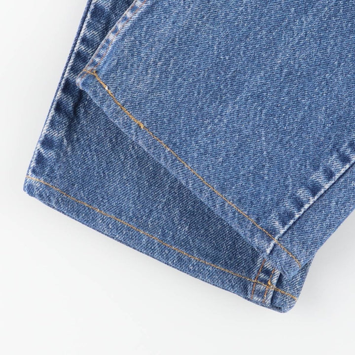 Vintage 1990'S Levi's 505-0217 tapered denim pants, made in the USA, size L (w28), women's. cotton blue type Vintage Second Hand
