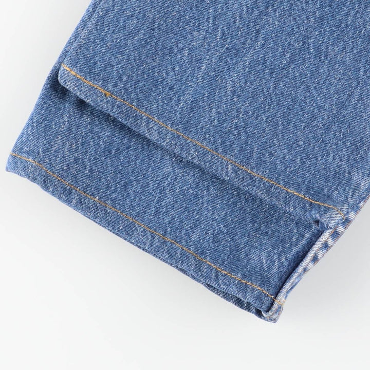 Vintage 1990'S Levi's 505-0217 tapered denim pants, made in the USA, size L (w28), women's. cotton blue type Vintage Second Hand