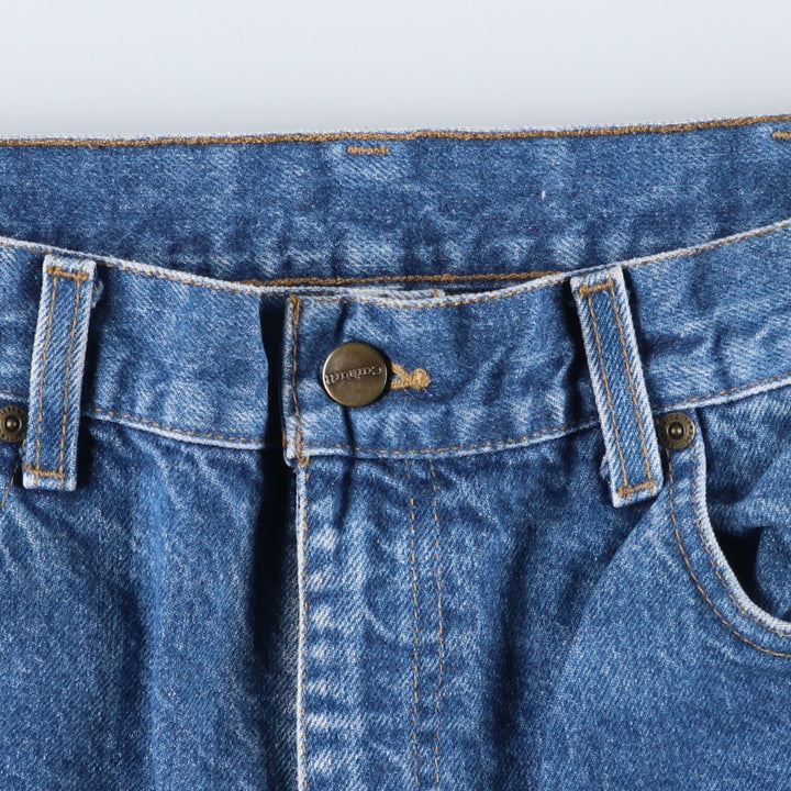 00'S Carhartt tapered denim pants for men, size w36 cotton blue type Vintage Second Hand