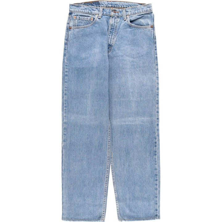 90'S Levi's 550-4891 Relaxed Fit Tapered Denim Pants, Made in USA, Men's Size 32, Vintage cotton blue type Vintage Second Hand