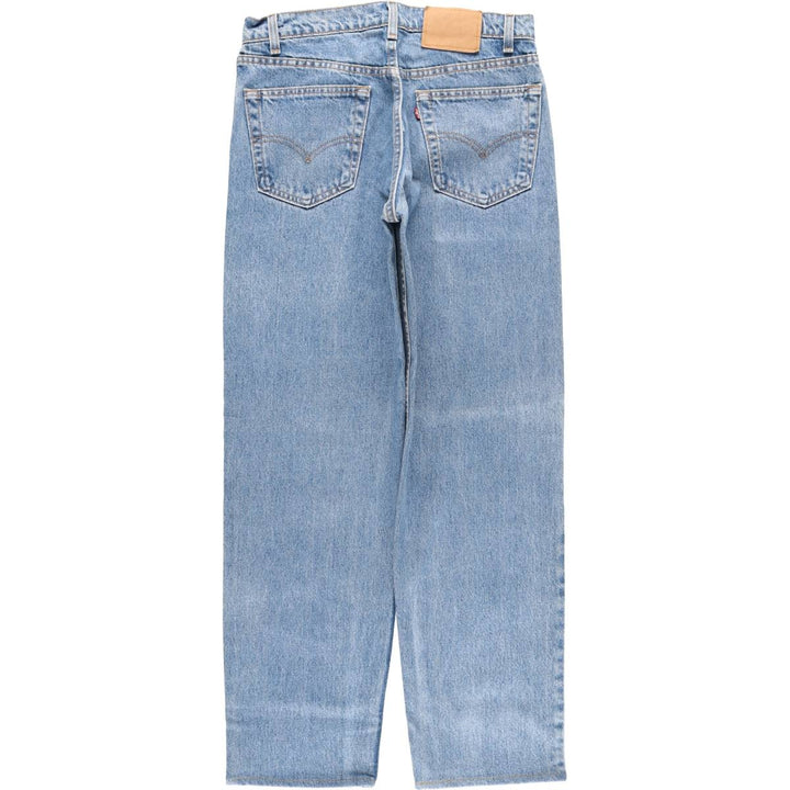 90'S Levi's 550-4891 Relaxed Fit Tapered Denim Pants, Made in USA, Men's Size 32, Vintage cotton blue type Vintage Second Hand