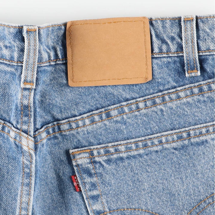 90'S Levi's 550-4891 Relaxed Fit Tapered Denim Pants, Made in USA, Men's Size 32, Vintage cotton blue type Vintage Second Hand
