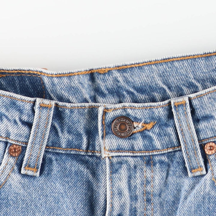 90'S Levi's 550-4891 Relaxed Fit Tapered Denim Pants, Made in USA, Men's Size 32, Vintage cotton blue type Vintage Second Hand