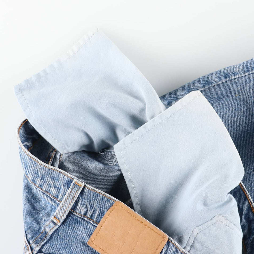 90'S Levi's 550-4891 Relaxed Fit Tapered Denim Pants, Made in USA, Men's Size 32, Vintage cotton blue type Vintage Second Hand