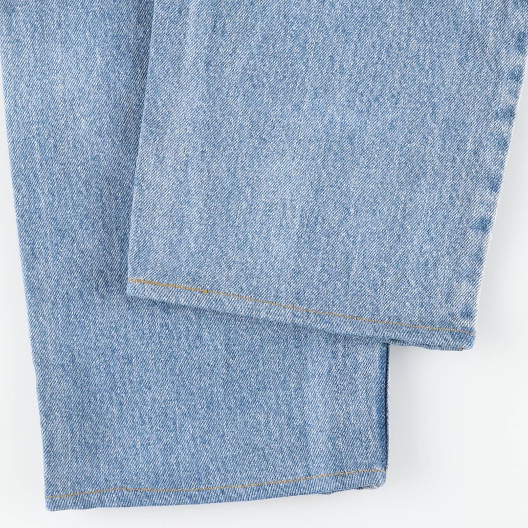 90'S Levi's 550-4891 Relaxed Fit Tapered Denim Pants, Made in USA, Men's Size 32, Vintage cotton blue type Vintage Second Hand