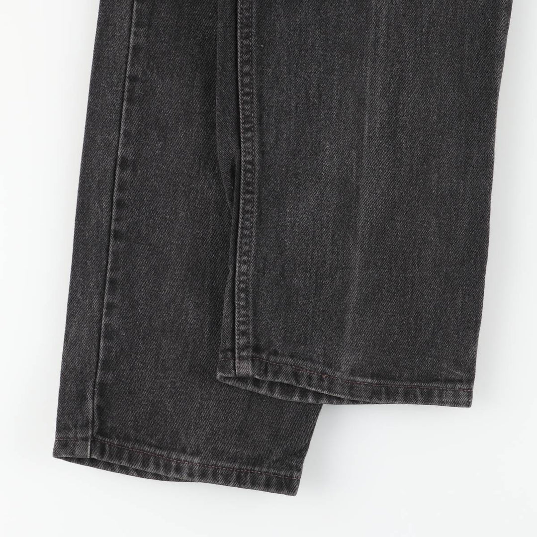 2000'S Levi's 00550-0260 Relaxed Fit Tapered Denim Pants, Black Denim, Men's, Size W29 cotton black type Vintage Second Hand