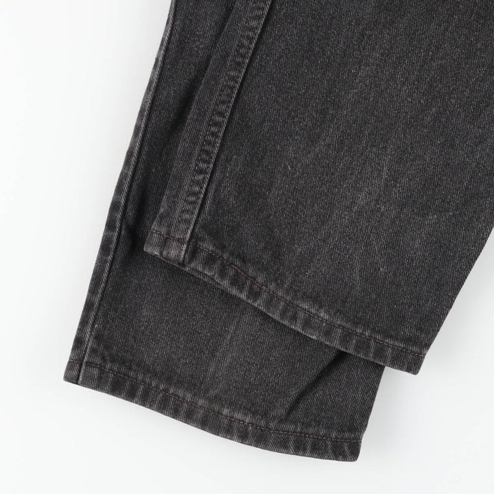 2000'S Levi's 00550-0260 Relaxed Fit Tapered Denim Pants, Black Denim, Men's, Size W29 cotton black type Vintage Second Hand