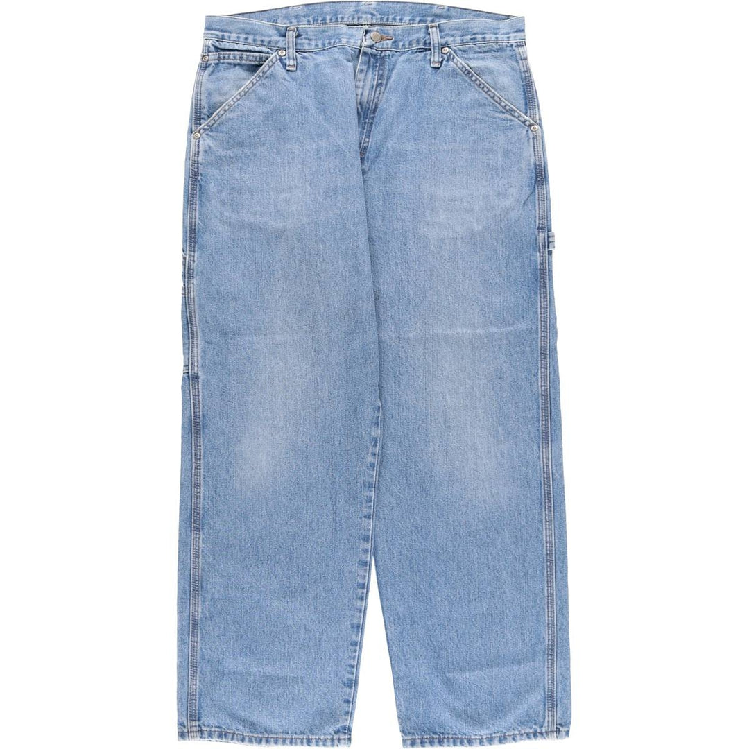 00'S Wrangler CARPENTER denim painter pants for men, W35 equivalent cotton blue type Vintage Second Hand